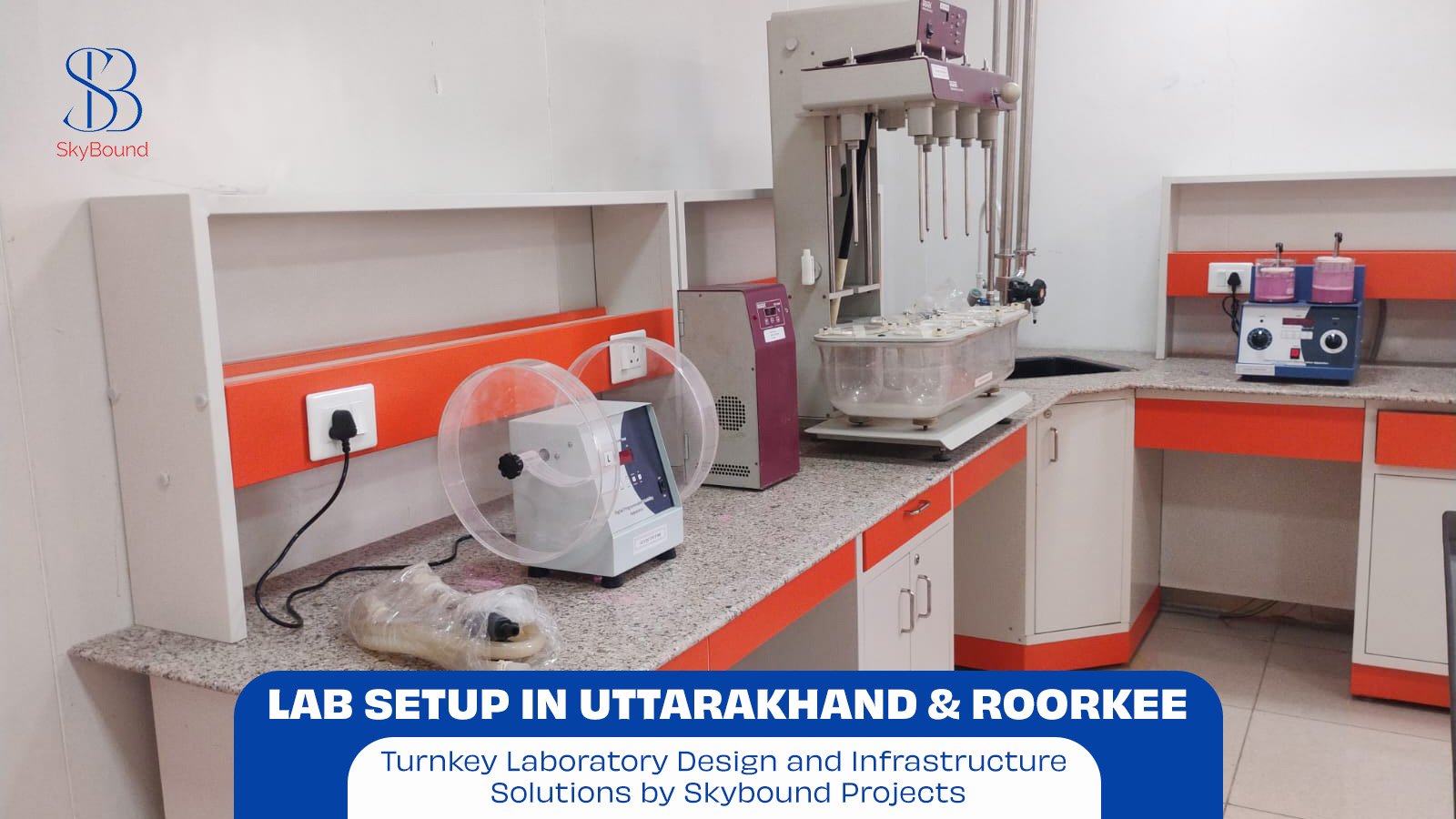 Laboratory Setup for Angia Rx Lifescience, Roorkee – Turnkey Lab Design and Infrastructure Solutions by SkyBound Projects
